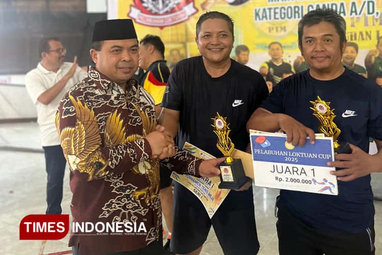 Wawali Bontang Agus Haris Tutup Turnamen Tenis Meja PTM Pelabuhan Cup I