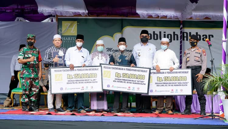 Peringati Isra Mikraj, HARITA Gelontorkan Bantuan Masjid Senilai 450 Juta di Obi
