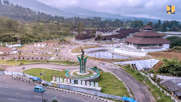 Rest Area Gunung Mas Puncak Rampung, Kementerian PUPR RI: Siap Ditempati 516 PKL