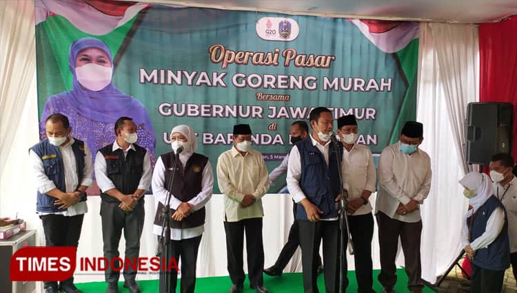 Gubernur Jatim Bingung dengan Kelangkaan Minyak Goreng