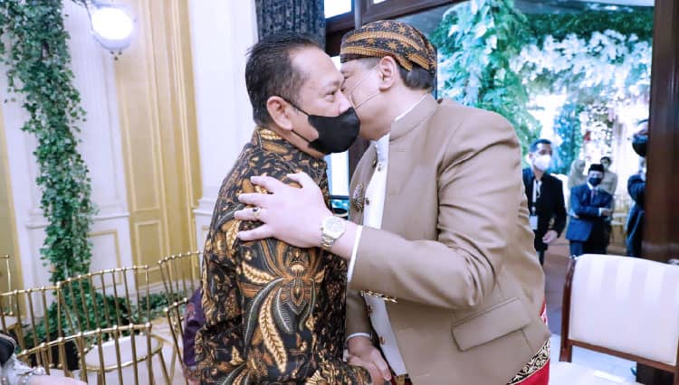 Hadir di Pernikahan Putri Indahsari Tanjung-Guinandra Jatikusumo, Begini Doa Bamsoet