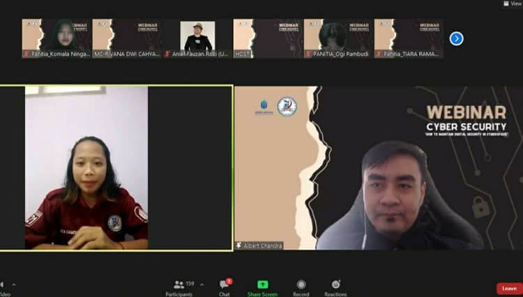 HMPS SI UMBY Gelar Webinar Cyber Security, Ingatkan Pentingnya Keamanan Digital