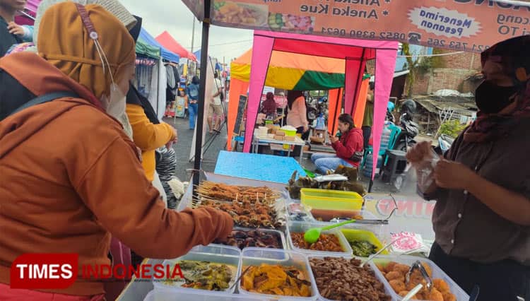 Bangkitkan UMKM, Karang Taruna Sukanagara Gelar Pasar Ramadan Mapag Bedug