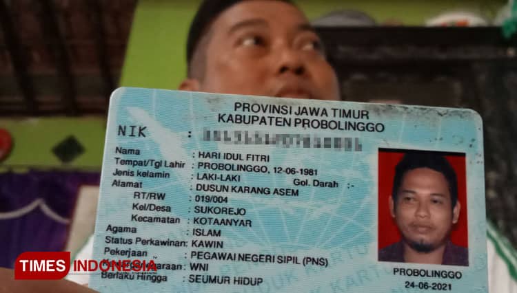 Punya Nama Hari Idul Fitri, Pria di Probolinggo Ini Menangis Setiap Lebaran Tiba