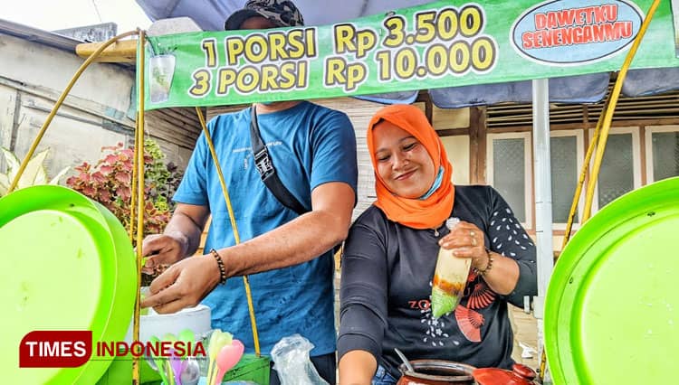 Nikmati Kesegaran Es Dawet Ayu Pacitan, Paling Cocok Buat Berbuka Puasa