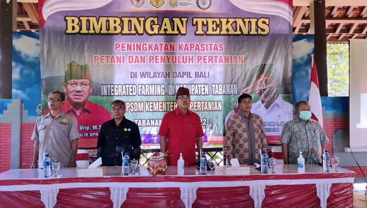 Bimtek Petani dan Penyuluh di Tabanan, Polbangtan Malang Dorong Pertanian Berkelanjutan