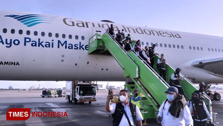 Garuda Indonesia Terbangkan 7 Pesawat Wide Body Selama Haji 2022