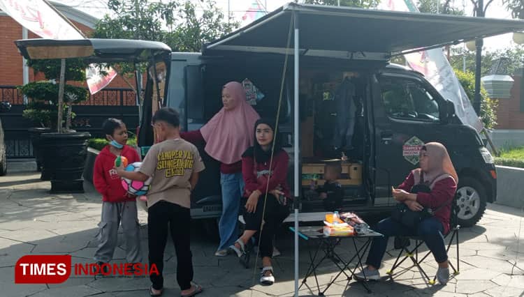 Ratusan Camper Van Jelajahi Keindahan Alam Majalengka