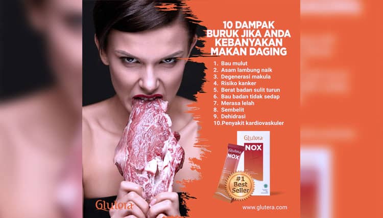 10 Dampak Buruk Jika Kebanyakan Makan Daging