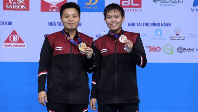 Luar Biasa! Apriyani/Fadia Juara Singapore Open 2022