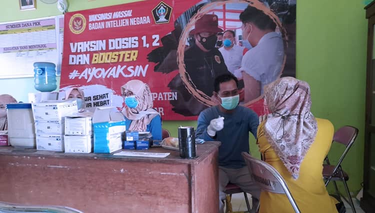 Jadi Syarat Perjalanan, BINDA Jatim dan Dinkes Kabupaten Blitar Percepat Vaksinasi Booster