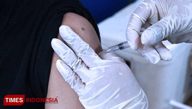 Sebanyak 5500 Nakes Kota Kediri Jadi Target Prioritas Vaksinasi Booster Kedua