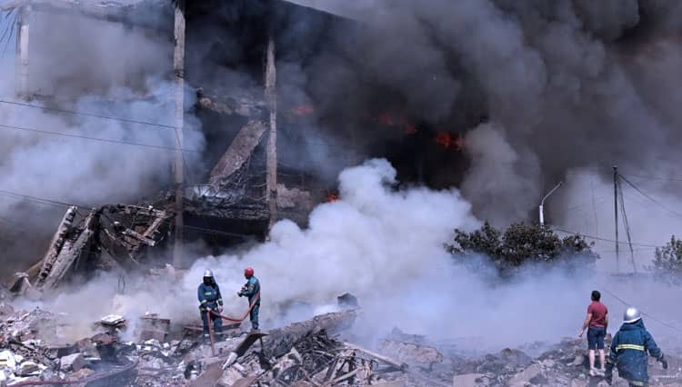 Pusat Perbelanjaan di Armenia Meledak, Tiga Meninggal 60 Orang Luka Parah