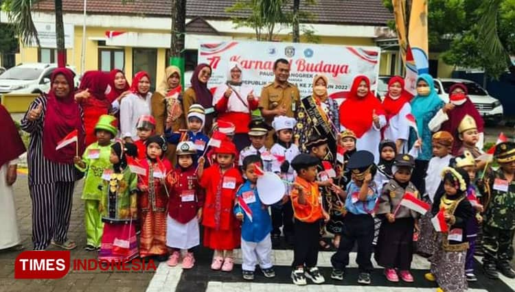 Gelar Karnaval Budaya, Lurah Satimpo Apresiasi PAUD SPS Anggrek IV Bontang