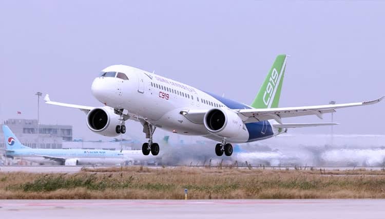 Pesawat C919 Buatan China Akan Bersaing dengan Boeing dan Airbus