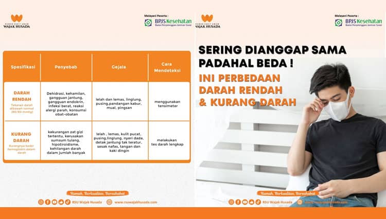 Apa Beda Darah Rendah dan Kurang Darah