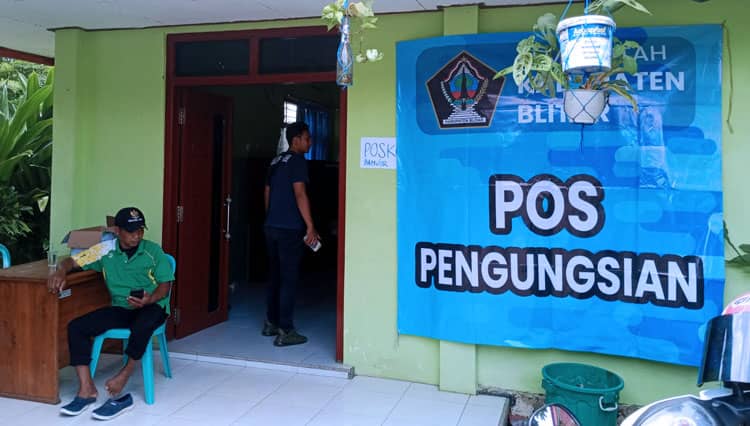 Banjir Surut, Pengungsi Korban Banjir di Kabupaten Blitar Pulang dari Pengusngsian
