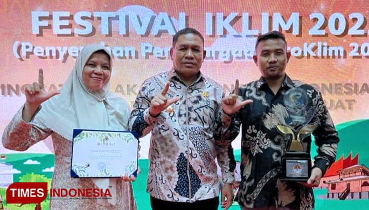 Desa Alue Sungai Pinang di Abdya Aceh Peroleh Trofi ProKlim Utama dari Menteri LHK-RI