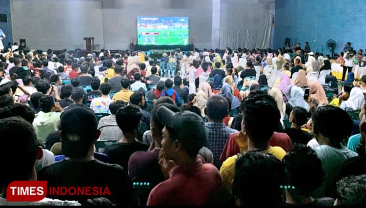 Nobar FIFA World Cup Dihadiri Pj Bupati Nagan Raya Aceh, Penonton Membeludak