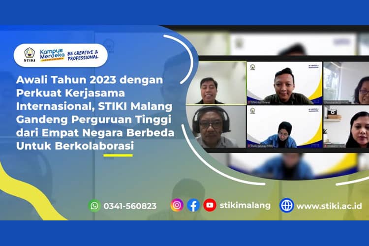 Perkuat Kerjasama Internasional, STIKI Malang Gandeng Perguruan Tinggi dari Empat Negara Berbeda