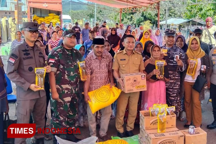 Pengendalian Inflasi Jelang Ramadan 2023, Pemkab Morotai Gelar Pasar Murah
