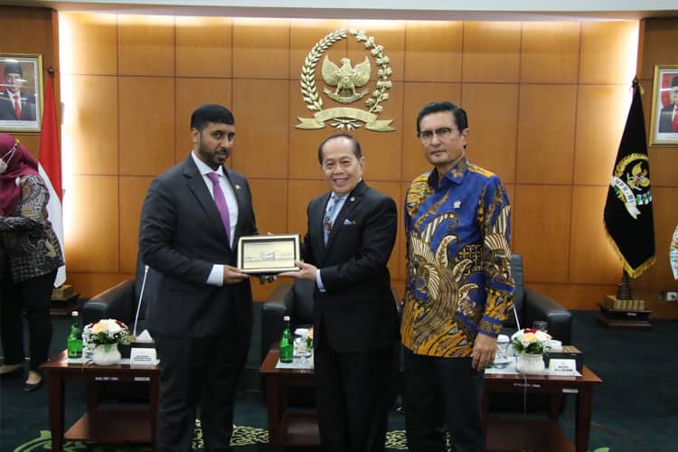 Pimpinan MPR RI Terima Kunjungan Perguruan Tinggi Pertahanan Nasional Uni Emirat Arab