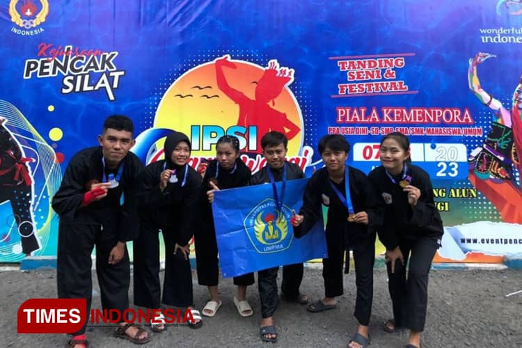 Pesilat UNIPMA Borong Medali di Kejurnas Pencak Silat Banyuwangi