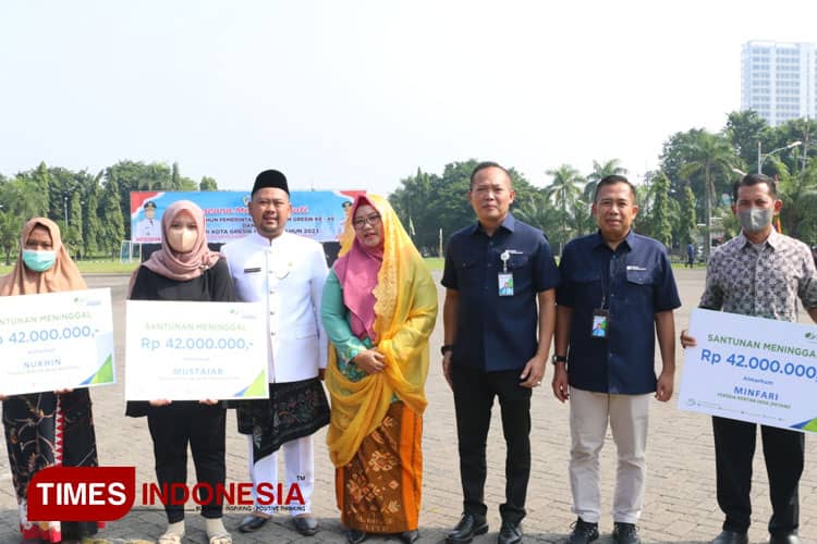 Pemkab Gresik Daftarkan Pekerja Rentan Desa dalam BPJS Ketenagakerjaan