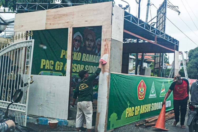 GP Ansor Sidoarjo Dirikan 33 Posko Ramadan
