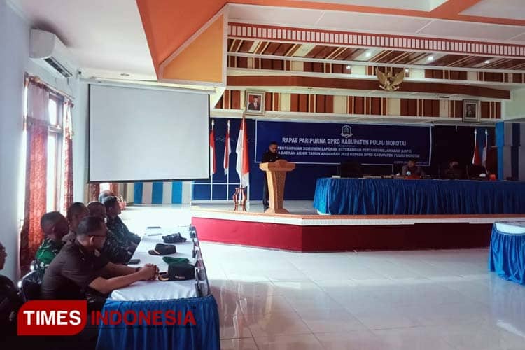 Paripurna LKPJ DPRD Morotai, Pj Bupati Morotai Paparkan Capaian Realisasi Kinerja