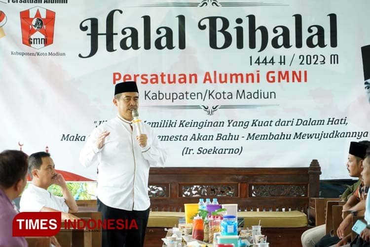Hadiri Halbi PA GMNI Madiun Raya, Ini Pesan Wabup Madiun