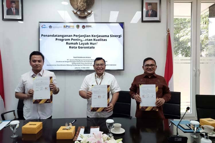 Pemkot Gorontalo dan PT SMF Jalin Kerja Sama Peningkatan Rumah Layak Huni