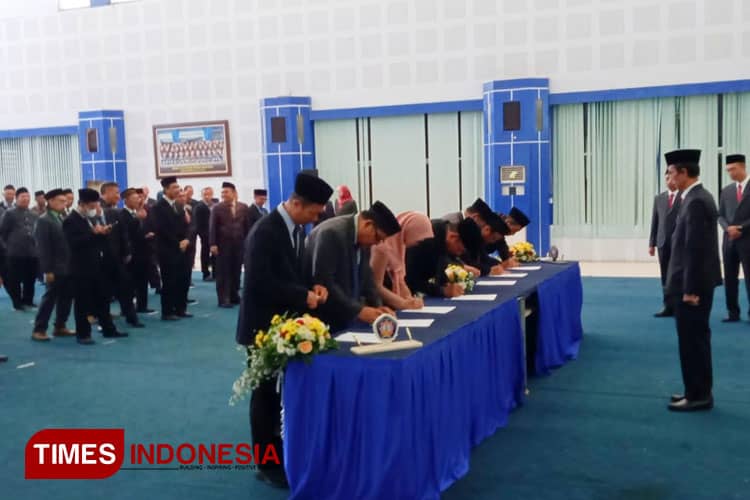 Lantik 60 Pejabat Jurusan, Polinema Fokus Perbaikan Kwalitas Dan Mutu Akademik. 