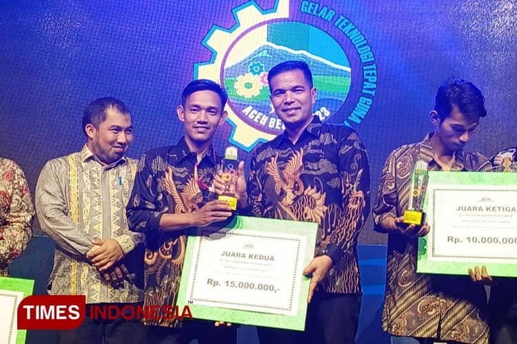 Mesin Peraut Lidi Nagan Raya Juara Inovasi TTG Unggulan Tingkat Aceh