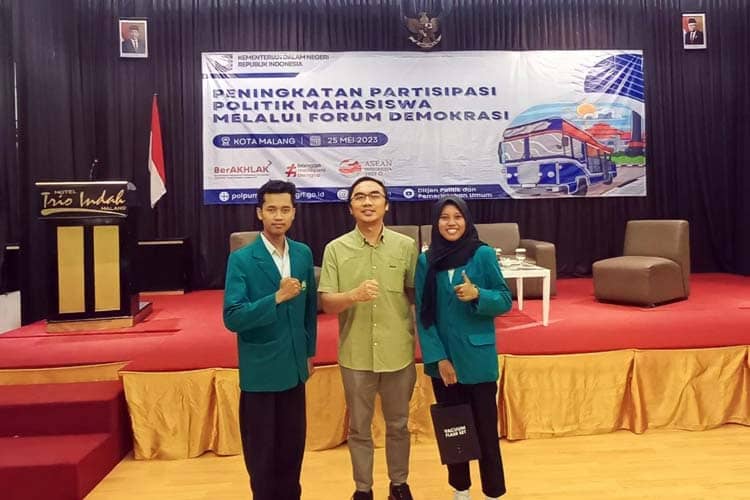 Bahas Partisipasi Politik Mahasiswa, Menwa Unisma Malang Hadir dalam Forum Demokrasi 