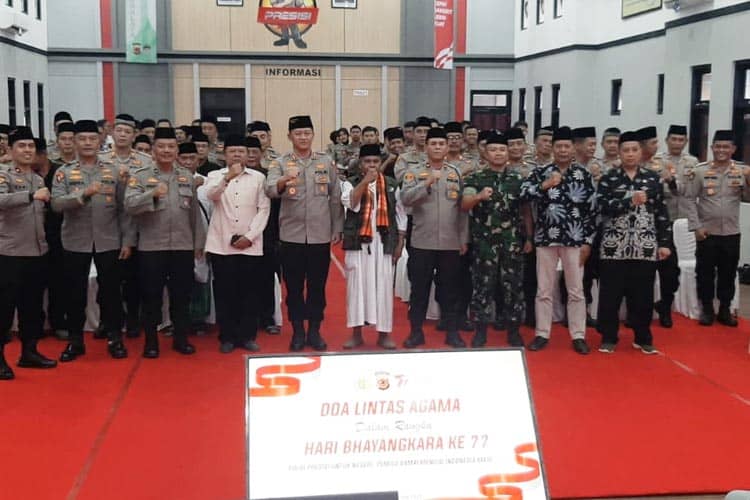 Rangkaian Hari Bhayangkara, Polres Tasikmalaya Gelar Doa Lintas Agama