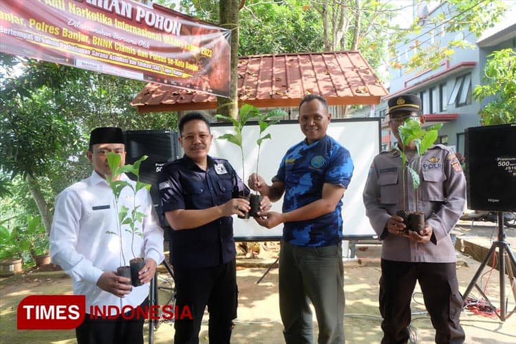 Hari Anti Narkoba, BNNK Ciamis dan Lapas Banjar Lakukan Ini