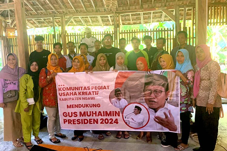 Pegiat Ekonomi Kreatif Ngawi Dukung Gus Muhaimin Calon Presiden 2024