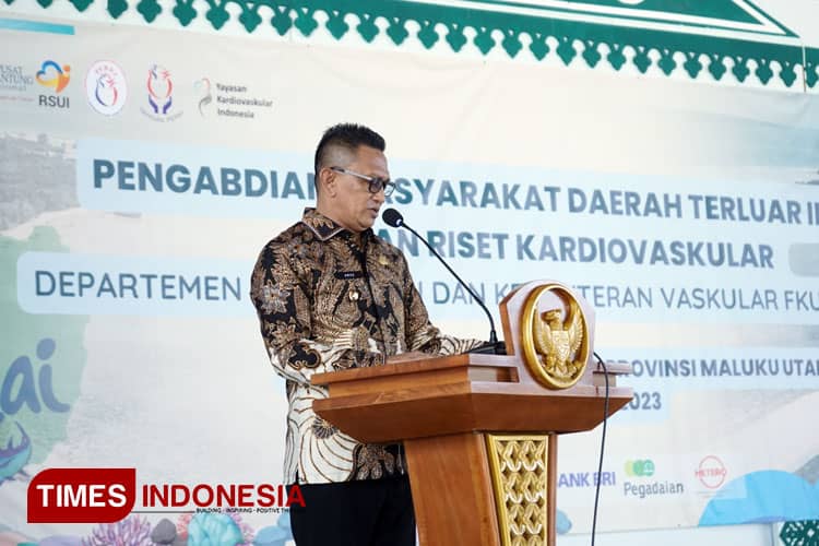 Buka Baksos FKUI, Pj Bupati Morotai: Terima Kasih Pengabdiannya di Daerah Perbatasan