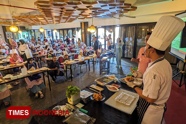 Hari Anak Nasional, Anak di Jember Ikut Kelas Memasak Sushi