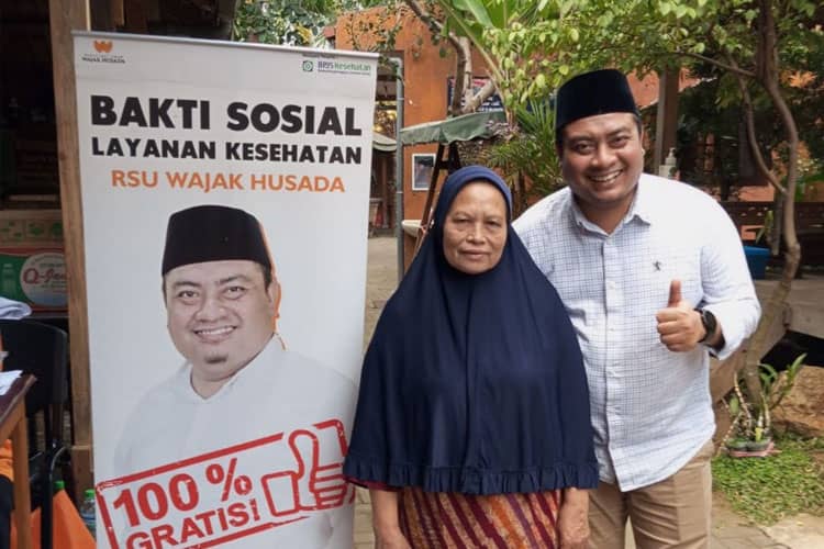Puguh Wiji Pamungkas Founder RSU Wajak Husada Malang Rayakan Milad ke-3 NGG dengan Baksos