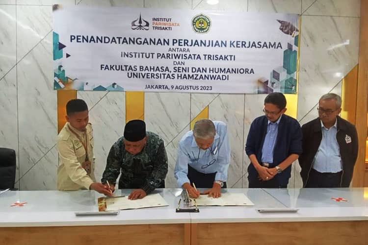 Maksimalkan MBKM Konteks Pariwisata, Universitas Hamzanwadi Teken MoU dengan STP Trisakti