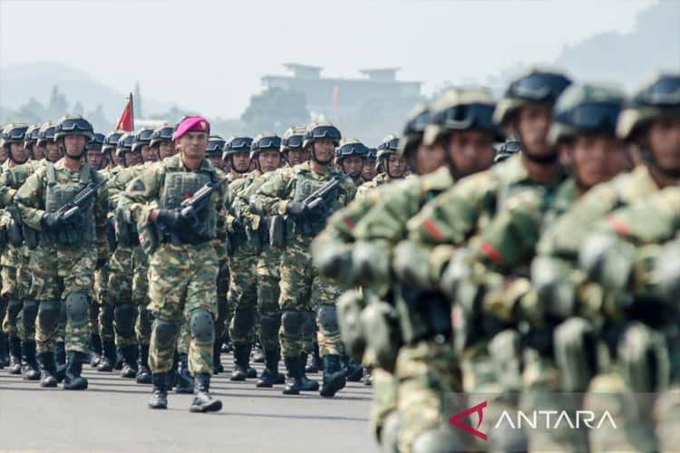 Info Grafis: Indonesia Miliki 8.574 Anggota Komando Cadangan TNI