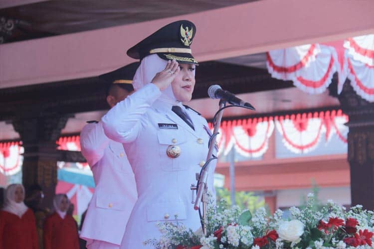 Upacara HUT RI ke-78, Bupati Mojokerto: Satukan Visi untuk Indonesia Maju 