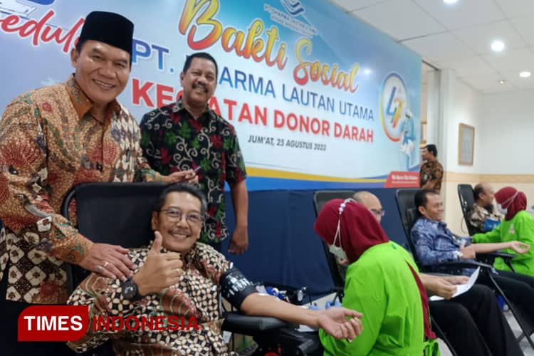 Donor Darah Rutin Para Karyawan, DLU Bantu PMI Penuhi Kebutuhan Transfusi Darah 