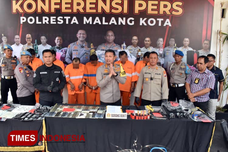 Komplotan Curanmor Modus Baru di Malang Dibekuk Polisi