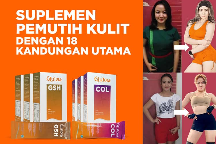 Suplemen Pemutih Kulit dengan 18 Kandungan Utama