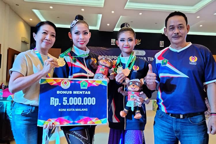 Kota Malang Juara Umum Cabor Dance Sport Porprov Jatim 2023