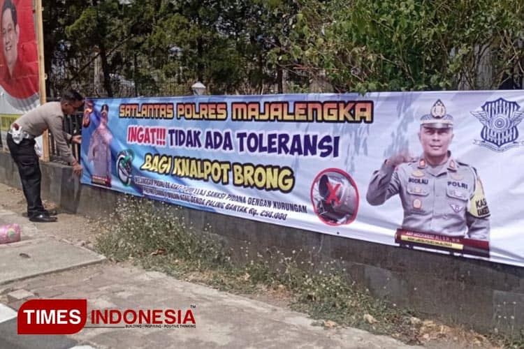 Siap-siap, Pengguna Knalpot Brong Bakal Ditindak Polres Majalengka