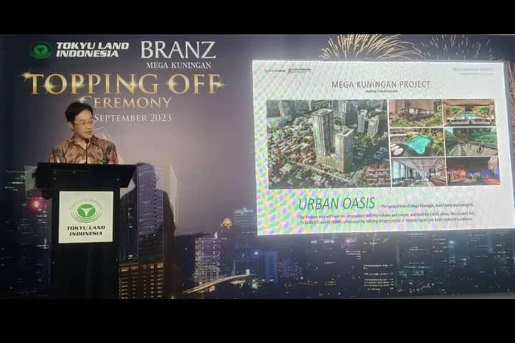 Topping Off Branz Mega Kuningan Kondominium Mewah dan Elegan di Jantung Jakarta